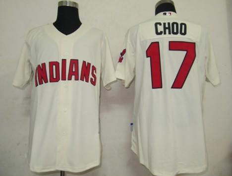 Indians 17 Choo Cream Jerseys