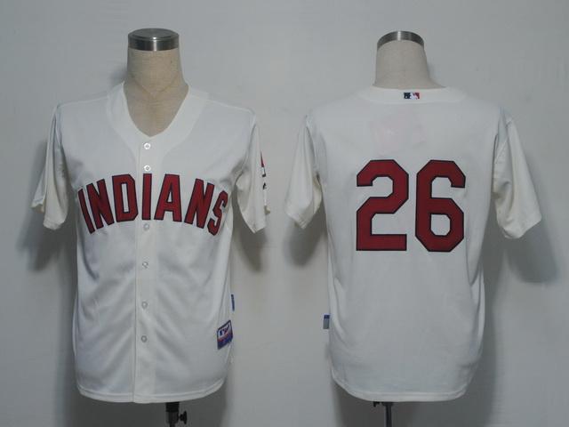 Indians 26 Kearns Cream Jerseys Indians 26 Kearns Cream Jerseys