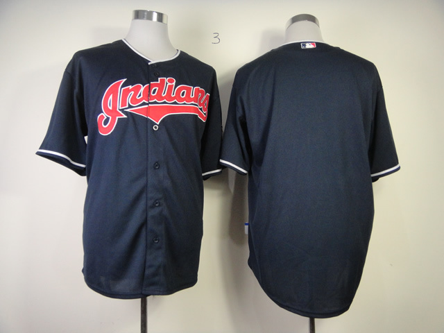 Indians Blank Blue Jerseys - Click Image to Close
