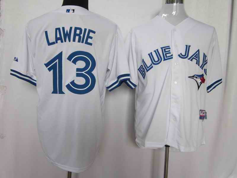 Jays 13 LAWRIE white 2012 jerseys