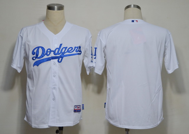 Los Angeles Dodgers Blank White Jerseys