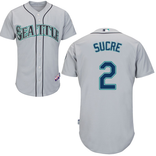 Mariners 2 Sucre Grey Cool Base Jerseys