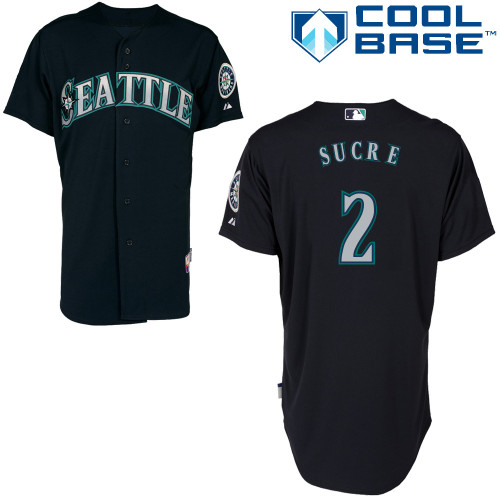 Mariners 2 Sucre Navy Blue Cool Base Jerseys