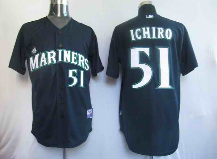 Mariners 51 Ichiro blue Jerseys