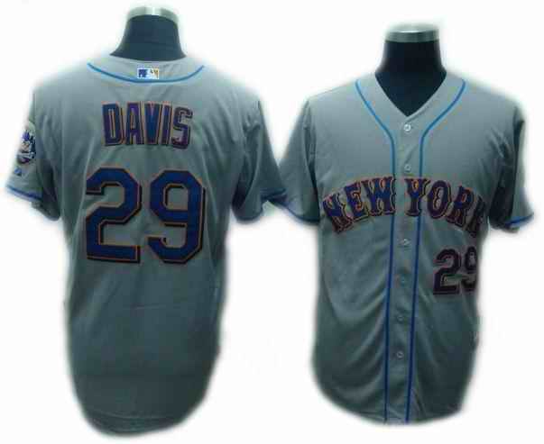 Mets 29 Davis grey Jerseys