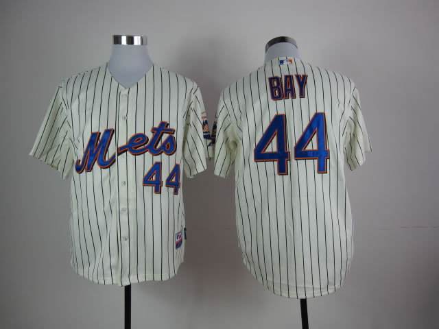Mets 44 Bay Cream(Black Stripe) Jerseys