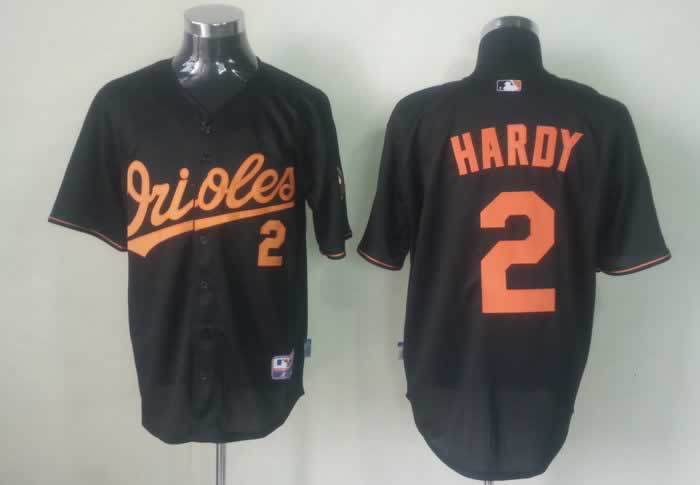 Orioles 2 Hardy Black Fashion Jerseys