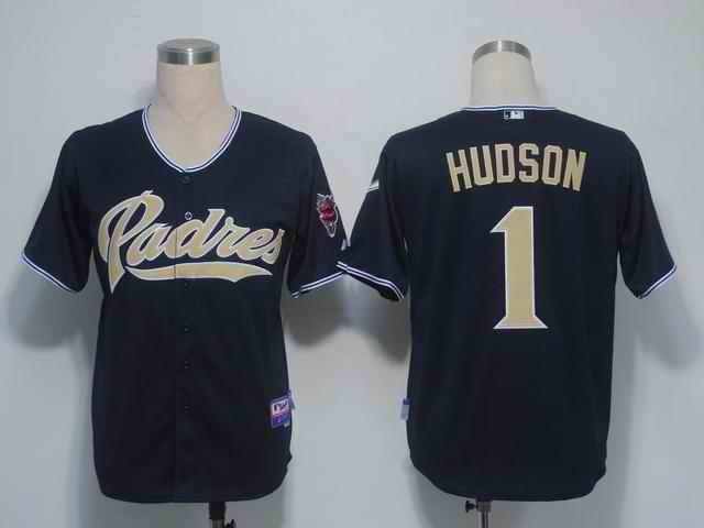 Padres 1 Hudson dark blue Jerseys