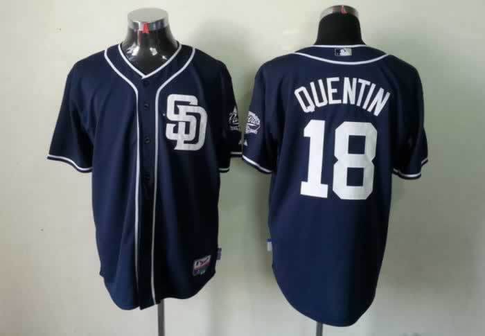 Padres 18 Quentin Blue Jerseys