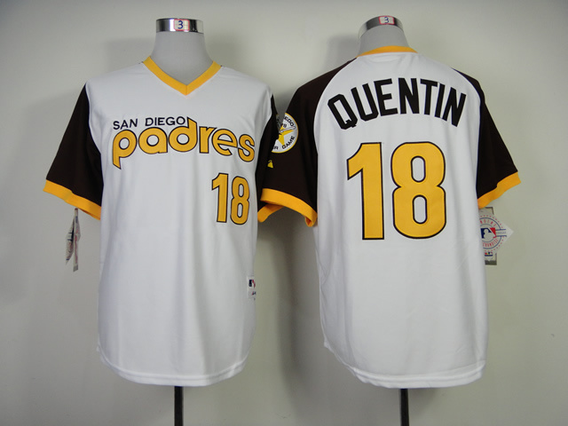 Padres 18 Quentin White Turn Back The Clock Jerseys Padres 18 Quentin White Turn Back The Clock Jerseys
