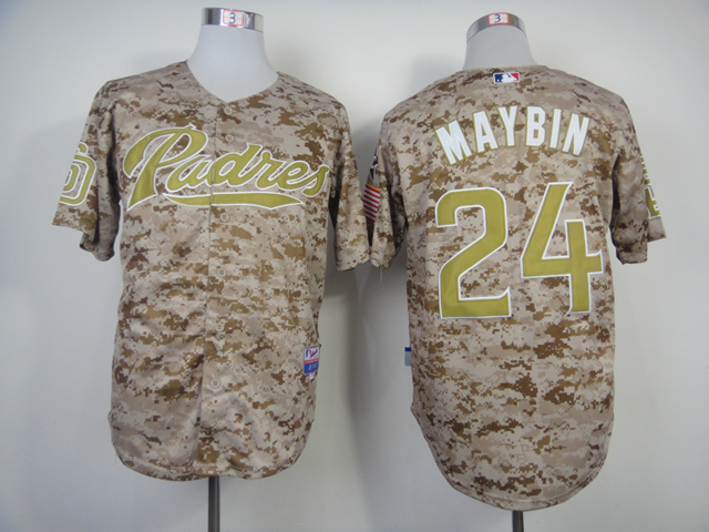 Padres 24 Maybin Camo Alternate 2 Cool Base Jerseys Padres 24 Maybin Camo Alternate 2 Cool Base Jerseys