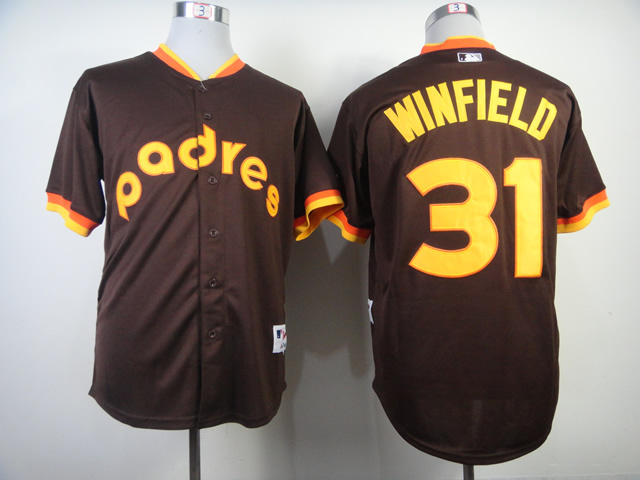 Padres 31 Winfield Brown 1984 Turn The Clock Back Jerseys Padres 31 Winfield Brown 1984 Turn The Clock Back Jerseys