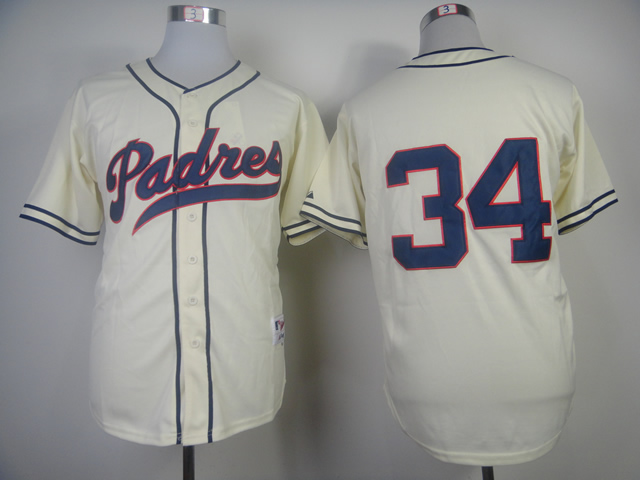 Padres 34 Fingers Cream Turn Back The Clock Jerseys Padres 34 Fingers Cream Turn Back The Clock Jerseys