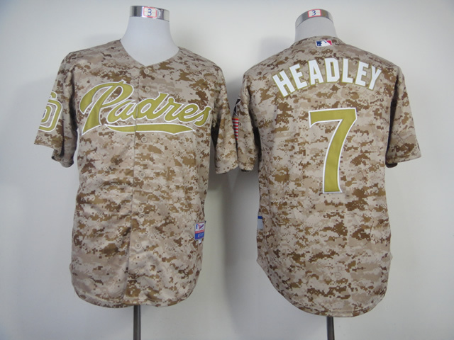 Padres 7 Headley Camo Alternate 2 Cool Base Jerseys Padres 7 Headley Camo Alternate 2 Cool Base Jerseys