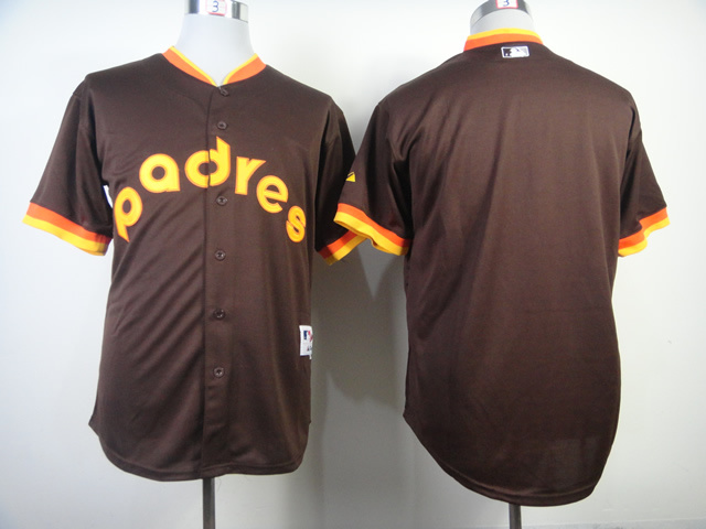 Padres Blank Brown 1984 Turn The Clock Back Jerseys