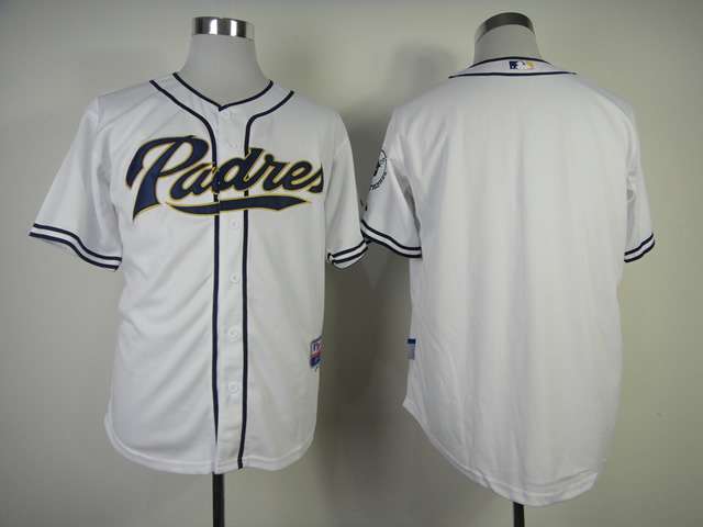 Padres Blank White Jerseys Padres Blank White Jerseys