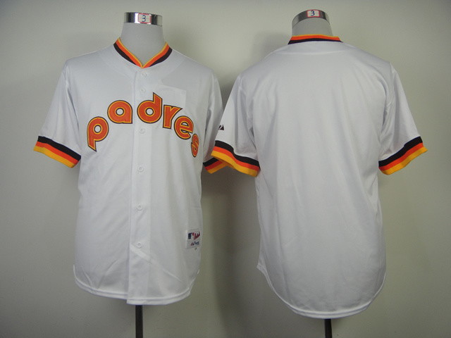 Padres White 1984 Turn Back The Clock Jerseys