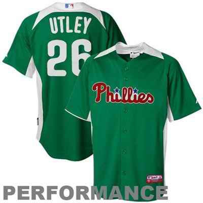 Phillies 26 UTLEY green jerseys - Click Image to Close