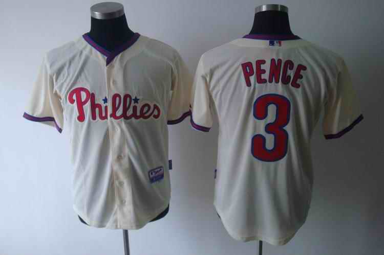 Phillies 3 Pence cream Jerseys