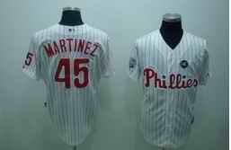 Phillies 45 Pedro Martinez white Jerseys