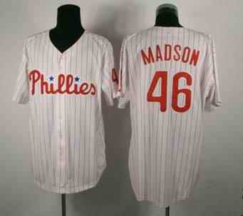Phillies 46 Madson white Jerseys