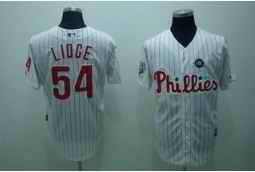 Phillies 54 Brad Lidge white Jerseys