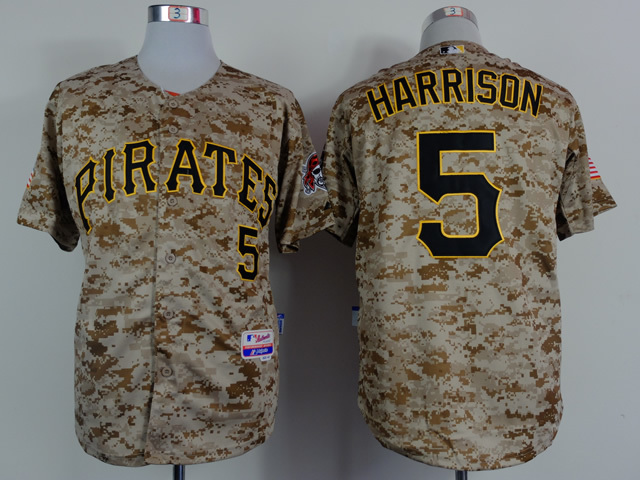 Pirates 5 Harrison Alternate Camo Jerseys Pirates 5 Harrison Alternate Camo Jerseys