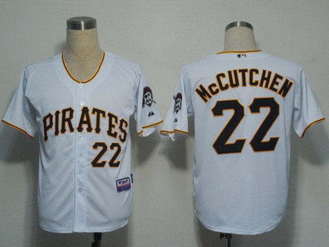 Pittsburgh Pirates 22 Mccutchen White Jerseys