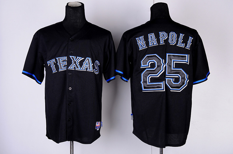 Rangers 25 Napoli black fashion Jerseys