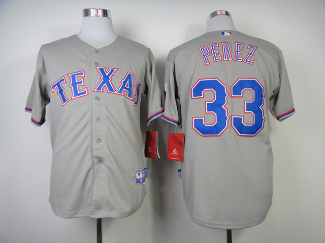 Rangers 33 Perez Grey Cool Base Jerseys Rangers 33 Perez Grey Cool Base Jerseys