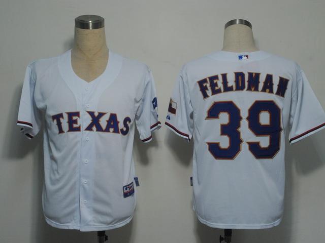 Rangers 39 Feldman white Jerseys