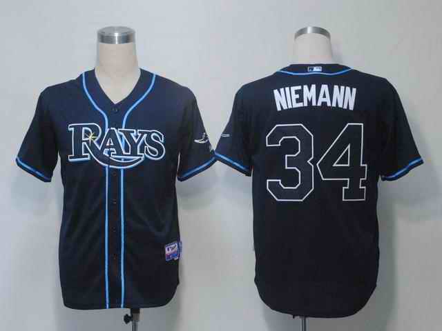 Rays 34 Niemann dark blue Jerseys