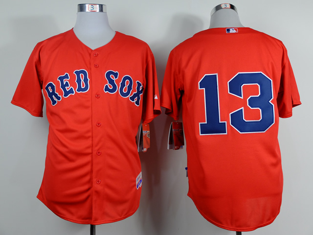 Red Sox 13 Ramirez Red Cool Base Jerseys - Click Image to Close