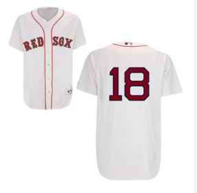 Red Sox 18 Daisuke Matsuzaka White Jerseys