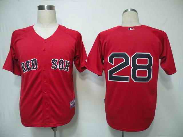 Red Sox 28 Gonzalez Red Jerseys