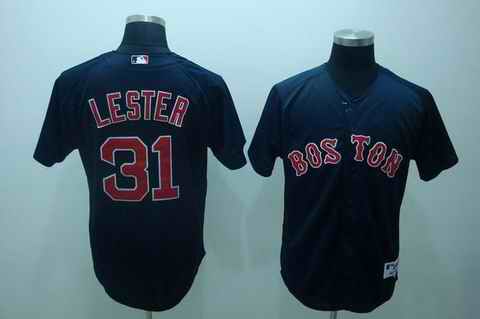 Red Sox 31 Lester Dark Blue (2009 style) Jerseys Red Sox 31 Lester Dark Blue (2009 style) Jerseys