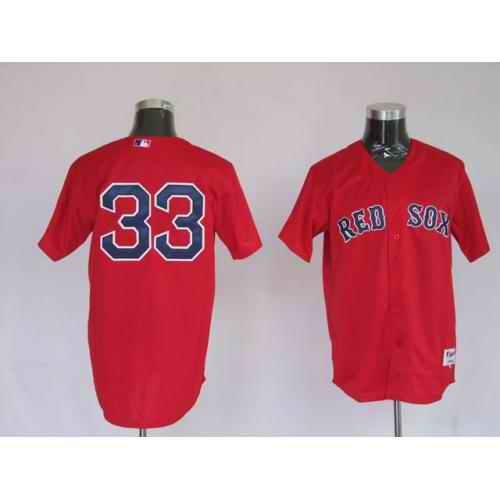 Red Sox 33 Jason Varitek Red Jerseys