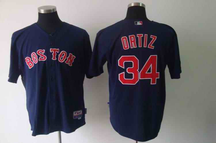 Red Sox 34 Ortiz Blue Jerseys Red Sox 34 Ortiz Blue Jerseys