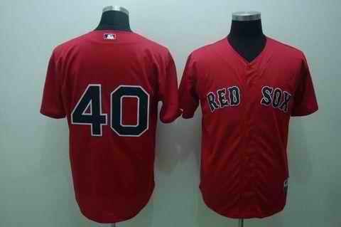 Red Sox 40 Lackey Red Cool Base Jerseys