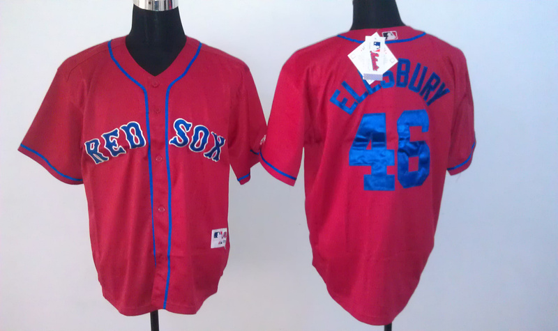 Red Sox 46 Jacoby Ellsbury Red Jerseys