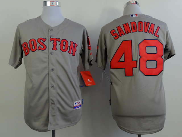 Red Sox 48 Sandoval Grey Cool Base Jerseys Red Sox 48 Sandoval Grey Cool Base Jerseys