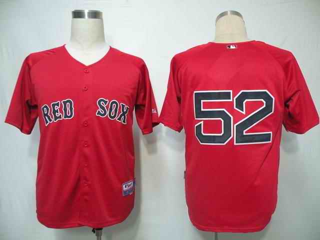 Red Sox 52 Jenks Red Jerseys