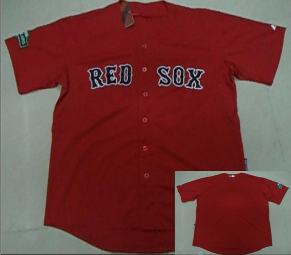 Red Sox Blank Red Jerseys