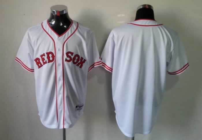 Red Sox Blank White Jerseys