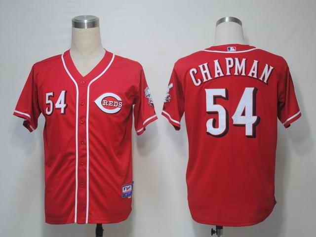Reds 54 Chapman Red Jerseys