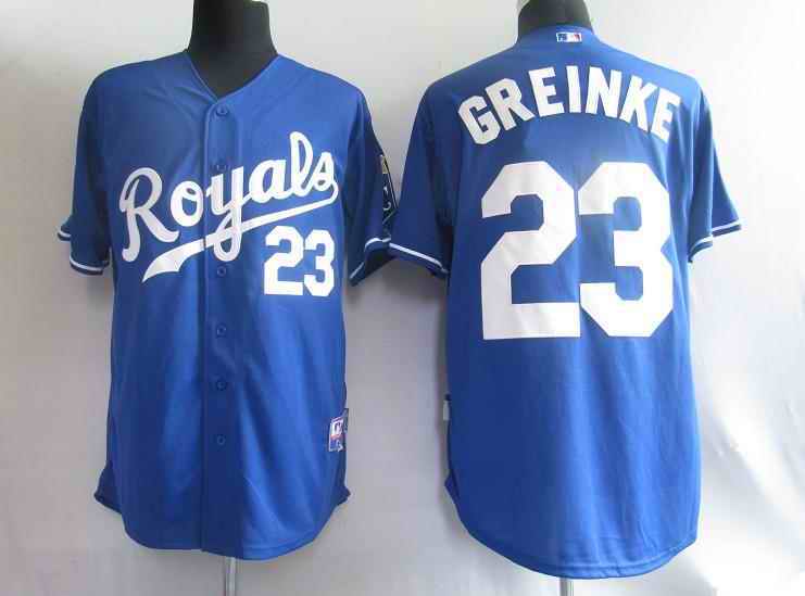 Royals 23 Greinke blue Jerseys Royals 23 Greinke blue Jerseys