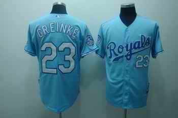 Royals 23 Greinke light blue Jerseys Royals 23 Greinke light blue Jerseys