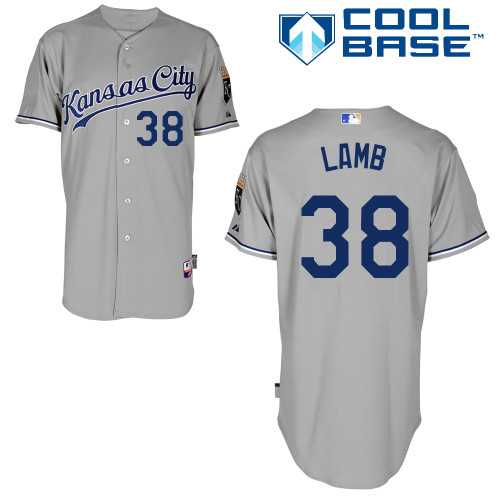 Royals 38 Lamb Grey Cool Base Jerseys