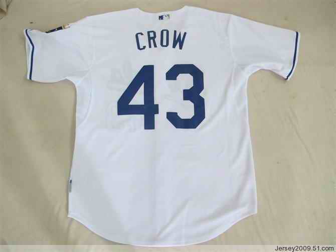 Royals 43 Crow white Jerseys Royals 43 Crow white Jerseys