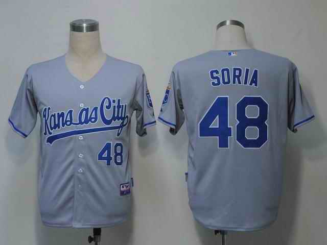 Royals 48 Soria grey Jersey